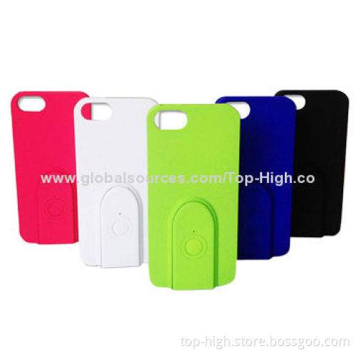 2014 Best Gift, Colorful Smartphone Wireless Bluetooth Shutter Case for iPhone5/5s, USB Charger
